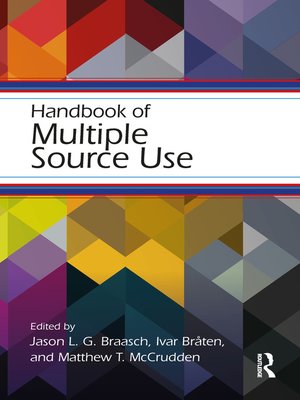 cover image of Handbook of Multiple Source Use